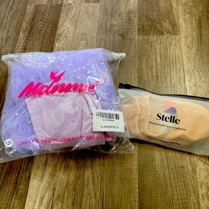 Ballet tutu and ballet leather sole shoes